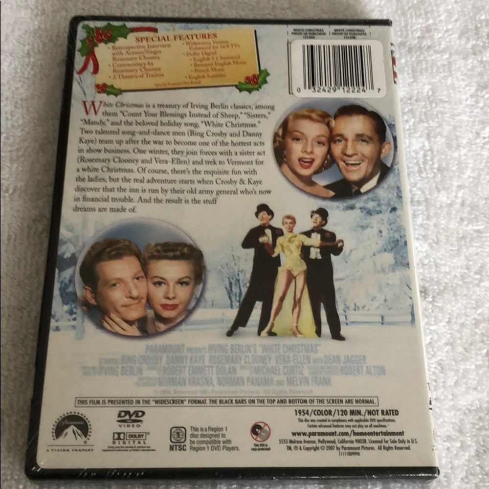 WHITE CHRISTMAS DVD SEALED NOT RATED - Picture 2 of 2